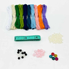 Fiasrel 10-color 1.0MM 5Yards 10Yards 15Yards Macrame Jewelry Bracelet Cotton Thread Set