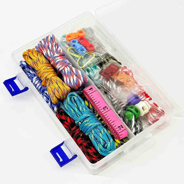 Fiasrel 4mm MIni 7 Core 3Yards 5Yards 10 Yards Survival Gear Lanyards Parachute Rope Jewelry Bracelets Paracord Rope for DIY Bracelet Making Outdoor Multi-functional Accessories