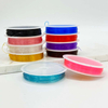 Fiasrel 10rolls/Bucket 0.6mm 0.8mm 1.0mm Mixed Colored Stretchy Jewelry Cord Crystal Elastic String Cord For DIY Crafts Bracelet, Necklace Jewelry Making