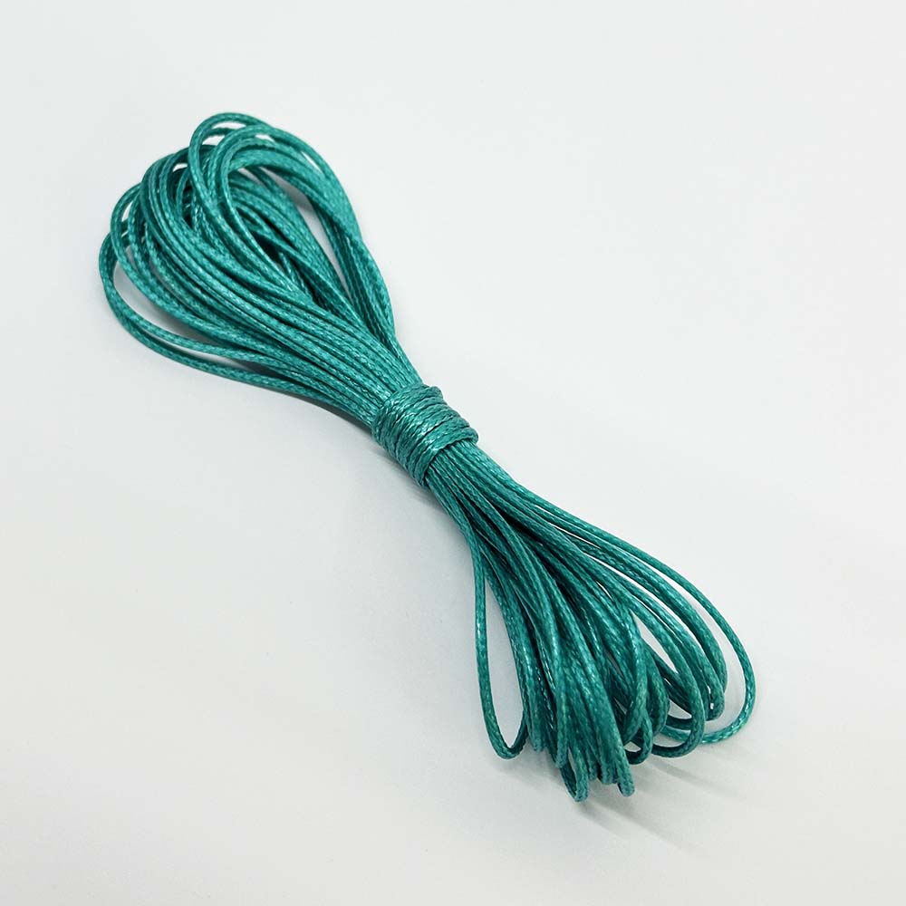 Fiasrel 1pc 5yards Waxed Cord Rope Polyester Thread String for DIY Jewelry Bracelet Necklace Making Craft Supplies 0.5/0.8/1.0/1.5/2mm