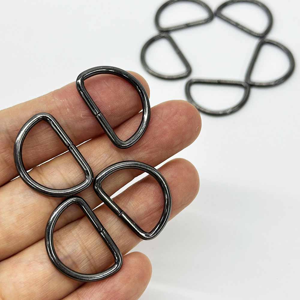 Fiasrel 10pcs Alloy D-Shaped Clasps Necklace Clasp Closures Bracelet Connector Clasps for Jewelry Making DIY Supplies Repair Kit