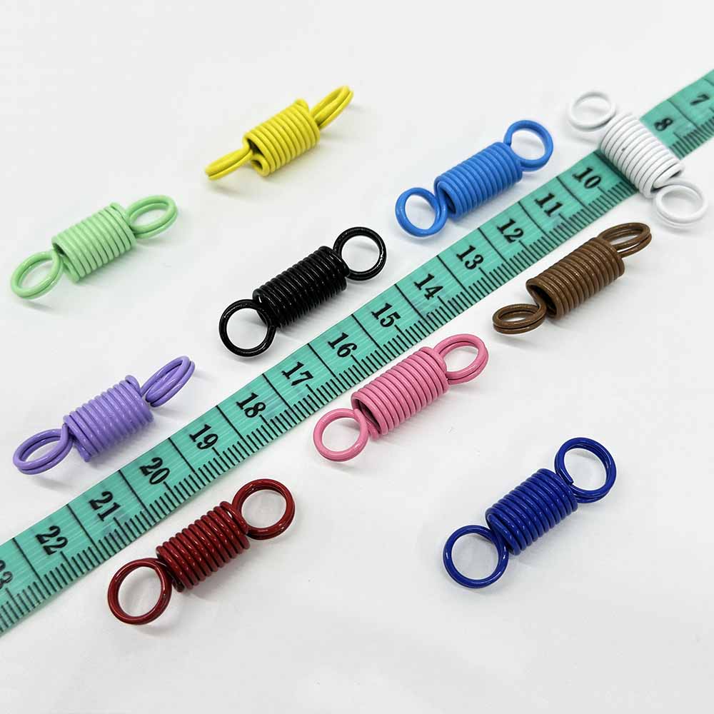 Fiasrel 10/20/50pcs Multifunctional Decorative Buckle DIY Keyring Connection Buckle Double Coil Spring Jewelry Accessories