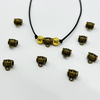 Fiasrel 20/50pcs Retro Style Silvery Barrel Shaped Tube Beads for Necklace Bracelet Keychains Jewelry Making