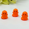Fiasrel 10pcs Cartoon Ghost Hollow Acrylic Vertical Hole Acrylic Beads for DIY Handmade Bracelet Necklace Material Holiday Home Decoration Jewelry Accessories