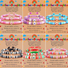 Fiasrel Mother's Day Bracelet Fashion Beaded Heart Bead Mother Daughter Parent Child Woven Bracelet