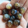 Fiasrel 16mm Glitter Resin Starry Sky Beads – DIY Craft Supplies for Bracelets Accessories