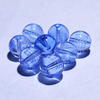 Fiasrel Blue Crystal Buddha Beads | Lapis Lazuli Medicine Buddha Mantra Loose Beads | Scripture Bead Bracelet | DIY Jewelry Accent Beads