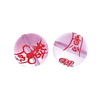 Fiasrel Natural Rose Quartz Affinity Beads | Taoist Union Blessing Loose Beads | Love Charm Jewelry Supplies for Bracelet Making