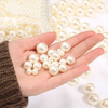 Fiasrel 3 - 10mm No Hole Colored Pearl Bracelet Round Beads for DIY Craft Jewelry Making Supplies