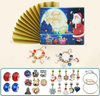 Fiasrel DIY Kids Educational Toys Light Luxury Christmas Bracelet Making Kit for Children Bracelets Set Christmas Gift