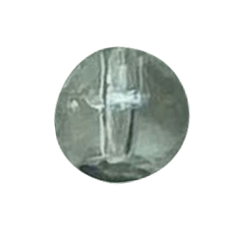 Fiasrel 1bundle 8-10mm Transparent Glass Beads for Handmade DIY Jewelry Making for Bracelets Necklaces Buttons and Decorative Accessories