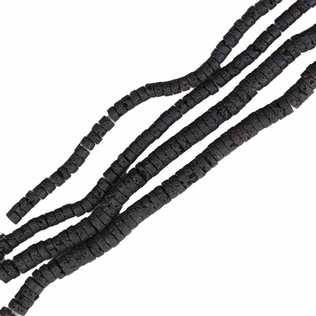 fiasrel 1bundle Volcanic Stone Spacer Beads - Loose DIY Beads for Handmade Fashion Bracelets & Necklaces 