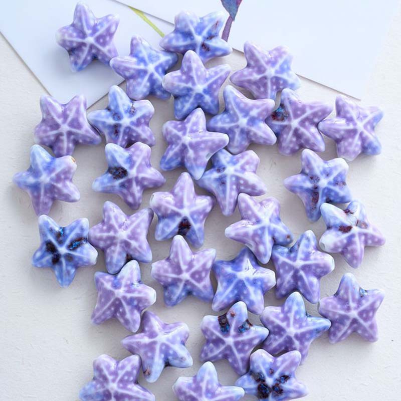 Fiasrel Purple series ceramic beads