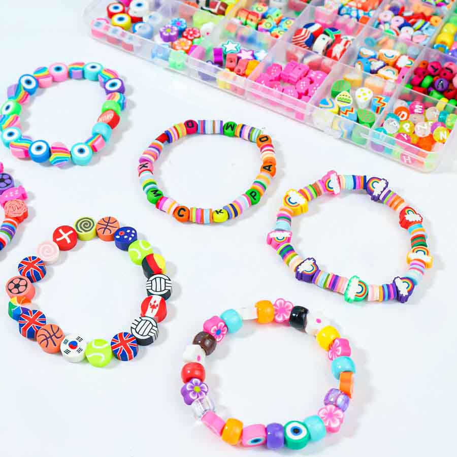 Fiasrel Easter soft clay bead set