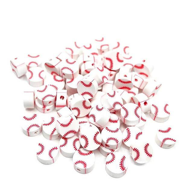 Fiasrel 10mm Spherical soft clay beads