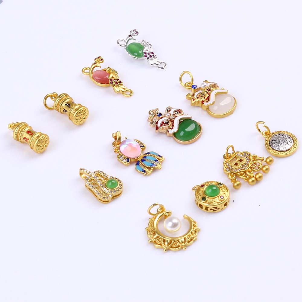 Fiasrel Lion dance Little goldfish ingot pendant Drop Pendant