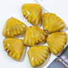 Fiasrel 10pcs Monochrome shell ceramic beads