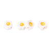 Fiasrel 100pcs Fried egg beads and soft clay beads