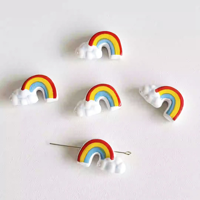 Fiasrel Colored hand-painted ceramic beads