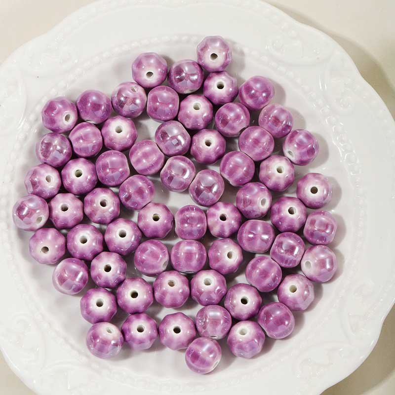Fiasrel Ceramic pumpkin beads