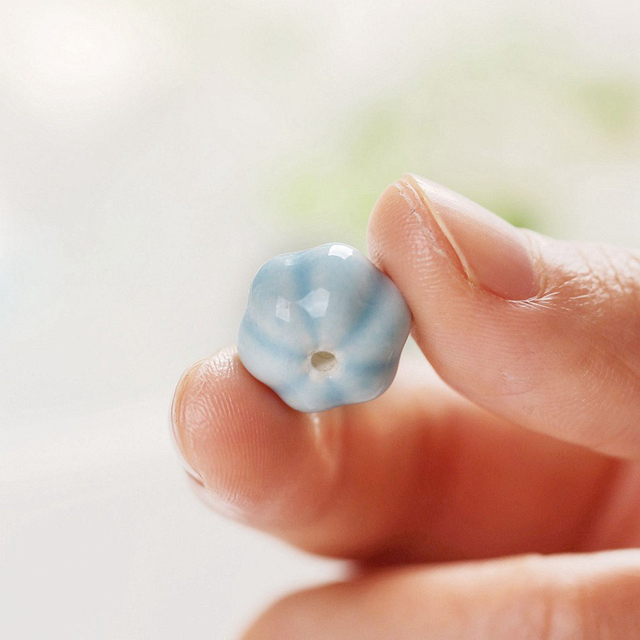 Fiasrel Ceramic pumpkin beads