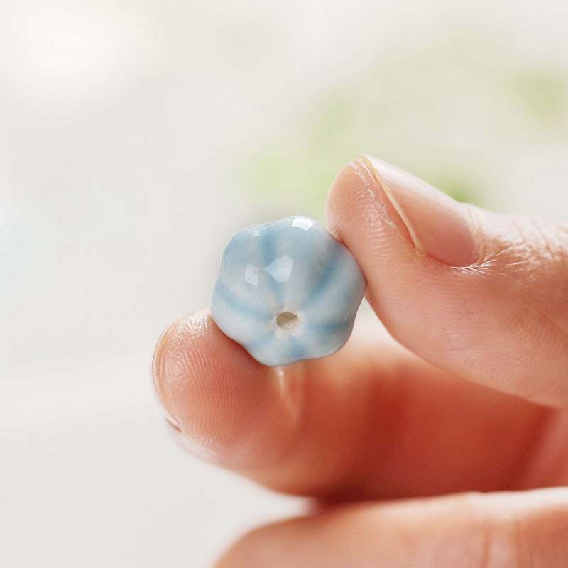 Fiasrel Ceramic pumpkin beads