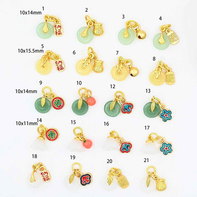 Fiasrel The Peace and prosperity bell Drop Pendant