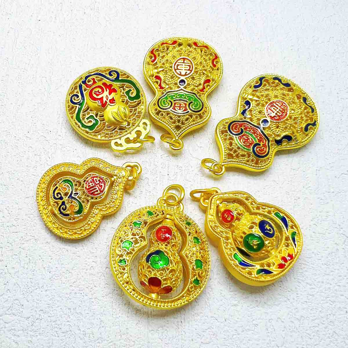 Fiasrel Hollow gourd pendant Drop Pendant