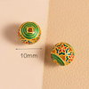 Fiasrel Hollow ball spacer beads-1 Drop Pendant