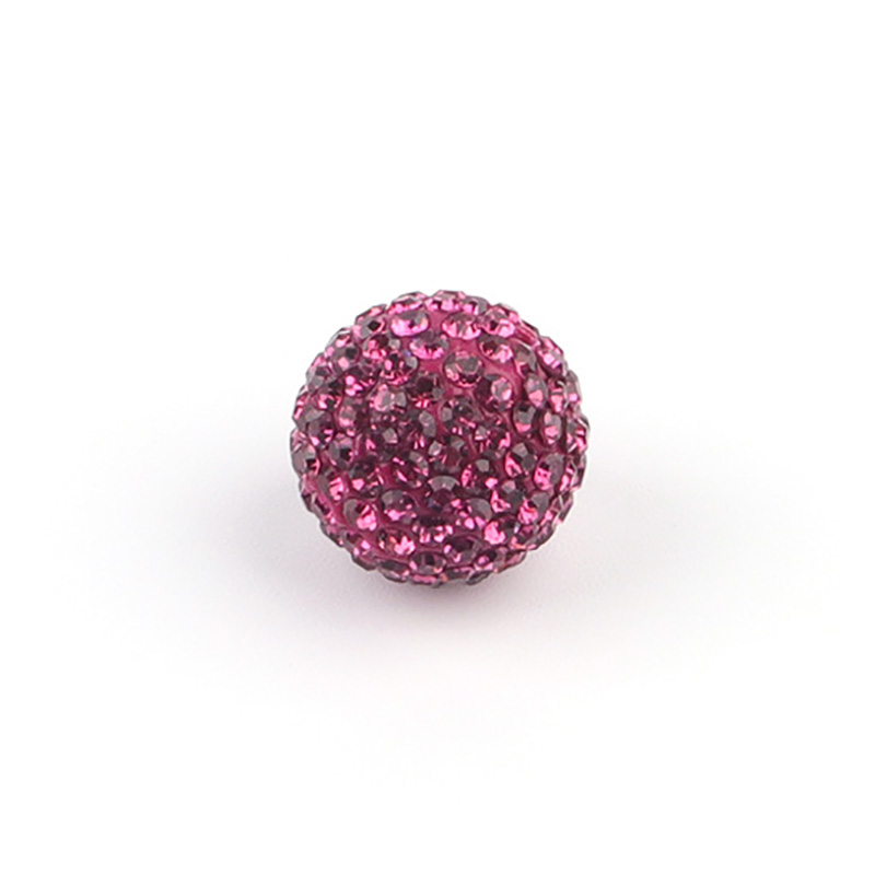 Fiasrel 16mm Drill ball clay DIY Shamballa Beads