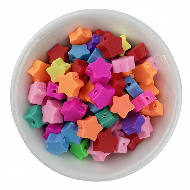 Fiasrel 10mm Mixed-color starry sky diy soft clay beads