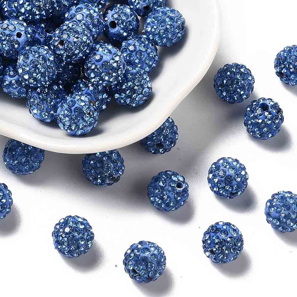 Fiasrel 100pcs Colored clay drill balls DIY Shamballa Beads