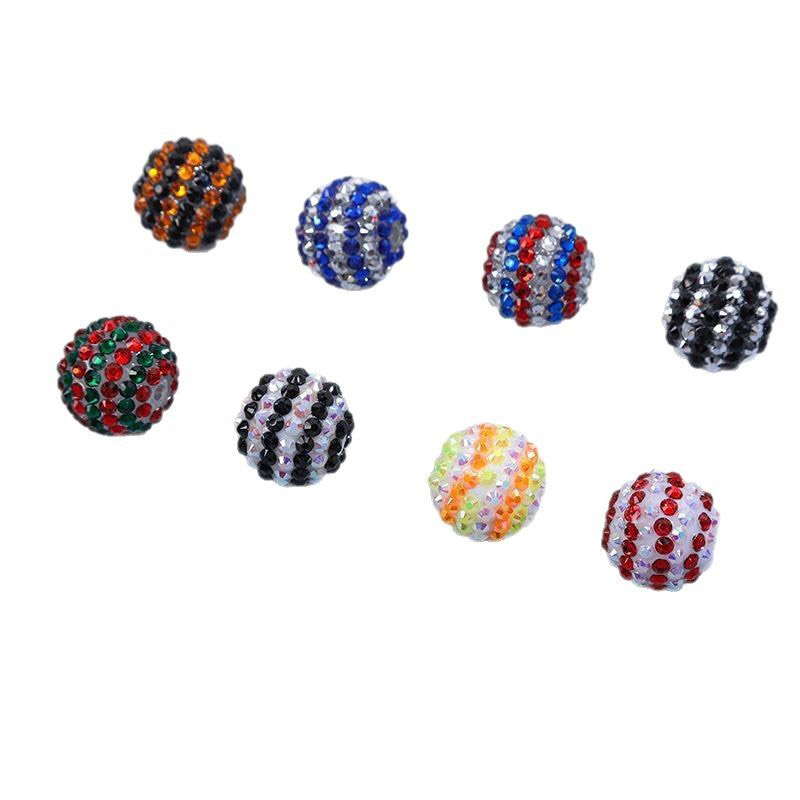 Fiasrel 10pcs 20mm drill ball DIY Shamballa Beads