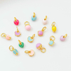 Fiasrel DIY Heart-shaped flower buds Drop Pendant
