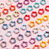 Fiasrel Hollow plum blossom ceramic beads