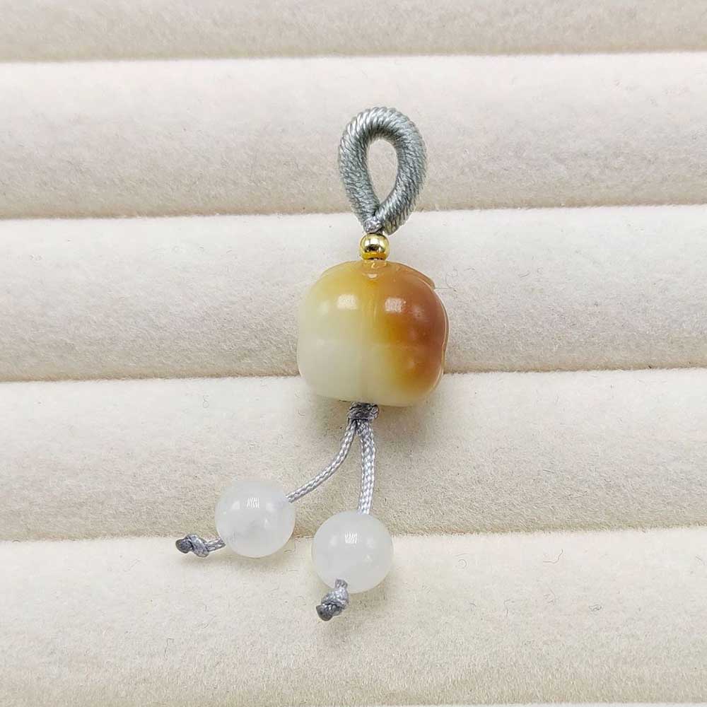 Fiasrel DIY Natural Bodhi persimmon pendant