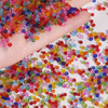 Fiasrel 2-4mmTransparent Glass Seed Beads, Loose Beads, Handmade DIY