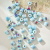 Fiasrel Ceramic beads with geometric shapes