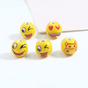Fiasrel 14mm 10pcs Expression Smiley face pearl