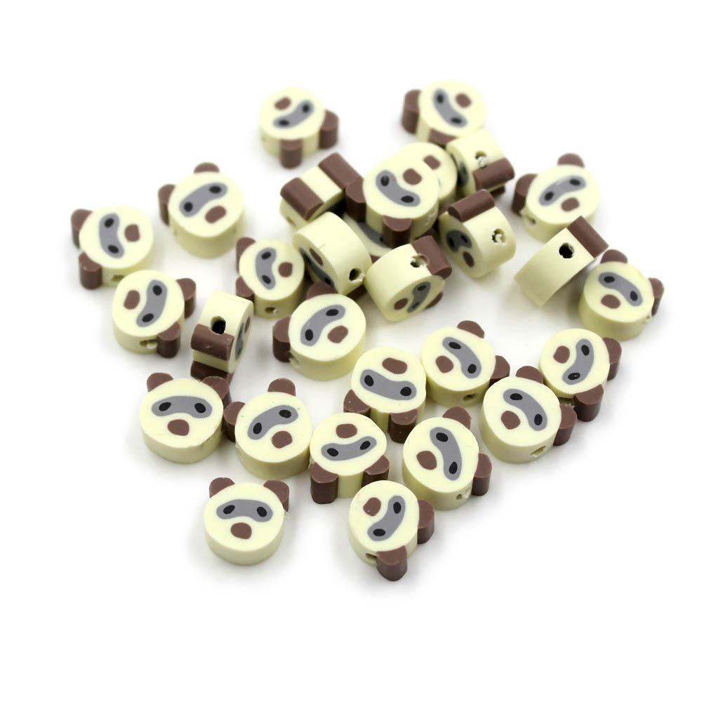 Fiasrel 1000pcs Children's diy bear soft clay beads