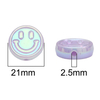 Fiasrel Cute and colorful smiley face beads