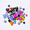 Fiasrel 50pcs Smiley face spring buckle decoration