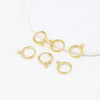 Fiasrel 20pcs Color-preserving 18k open ear buckle accessories