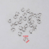 Fiasrel 100pcs Stainless steel connecting ring