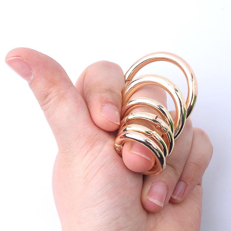 Fiasrel Circular opening spring ring of the bag