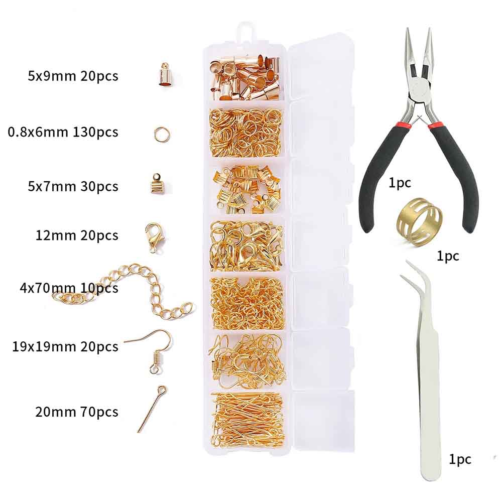 Fiasrel 7-grid bracelet necklace and tool set box accessory