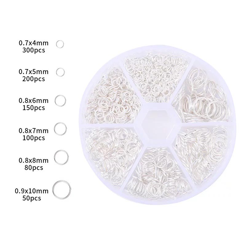 Fiasrel The material of the 6-compartment open connection loop box bracelet