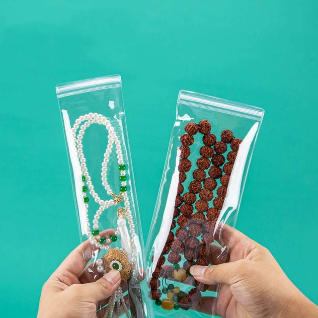 Fiasrel 44-thread PVC dust-proof jewelry sealing bag