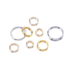 Fiasrel 30pcs Copper gold-plated connection opening ring