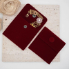 Fiasrel Thickened velvet button jewelry bag